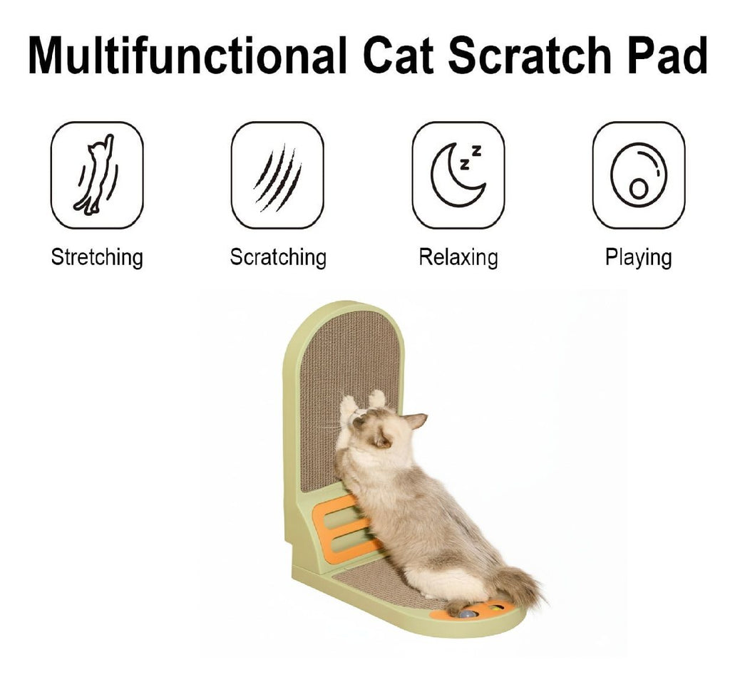 ClawZone – Vertical Cat Scratcher with Built-in Ball Toy – image 4