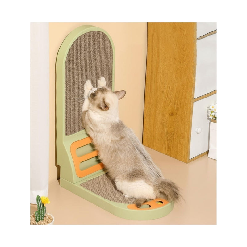 ClawZone – Vertical Cat Scratcher with Built-in Ball Toy – image 1