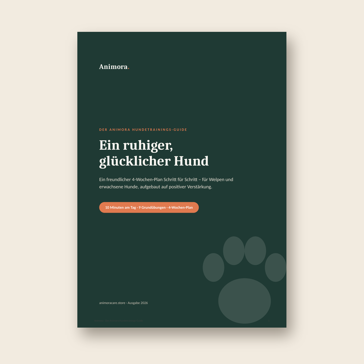 Guide cover – German