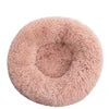 Nice Quality Drop Shipping Cute Animal Fluffy Dog Bed Premium Plush Donut Calming Bed for Pet-11