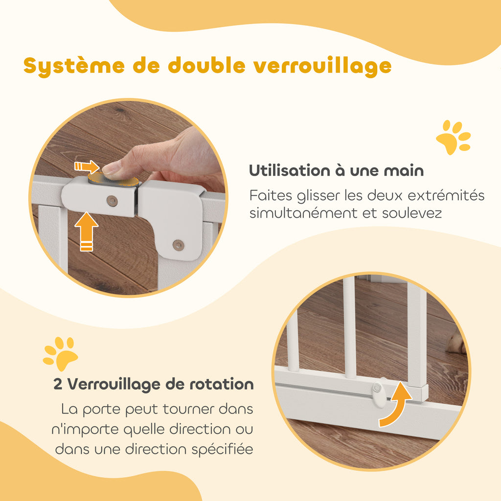 SafeGate – Expandable Pet Safety Gate 75–95 cm, No Drilling – image 5