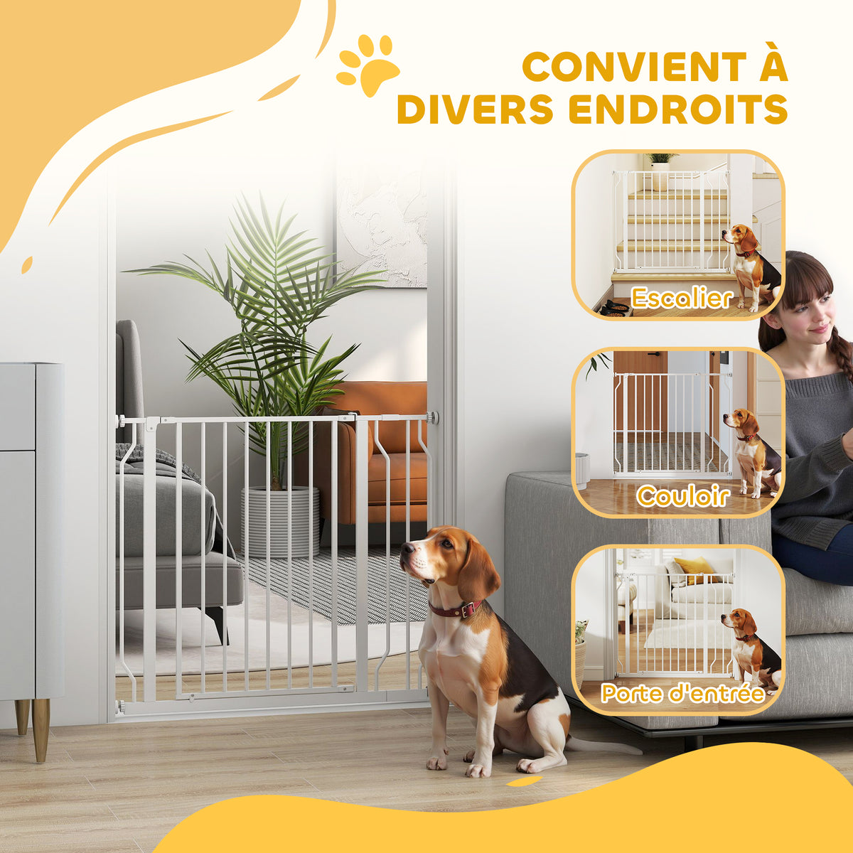 SafeGate – Expandable Pet Safety Gate 75–95 cm, No Drilling – image 7